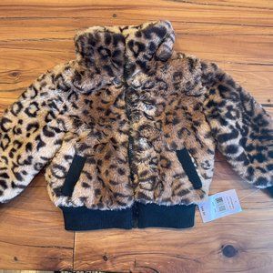 Urban Republic ADORABLE Faux Leopard Print Coat - 24mo - New